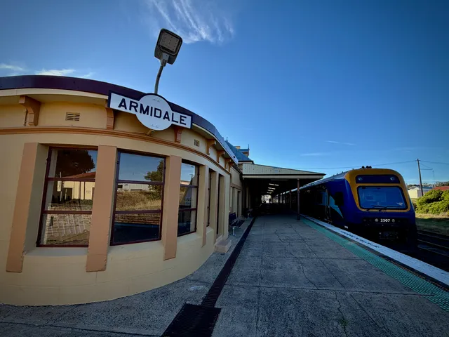 Armidale is the last station on a railway line that used to run all the way to Queensland